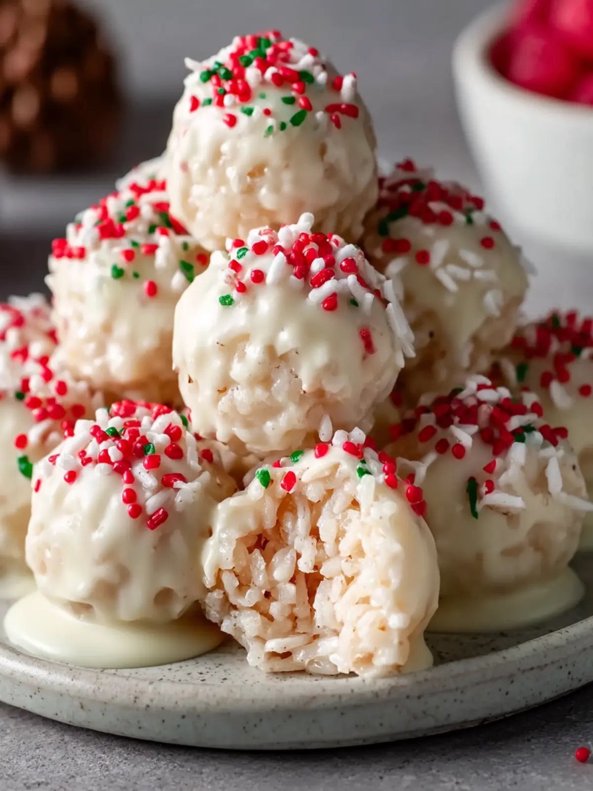 No-Bake White Chocolate Rice Krispie Balls You’ll Love Forever 6