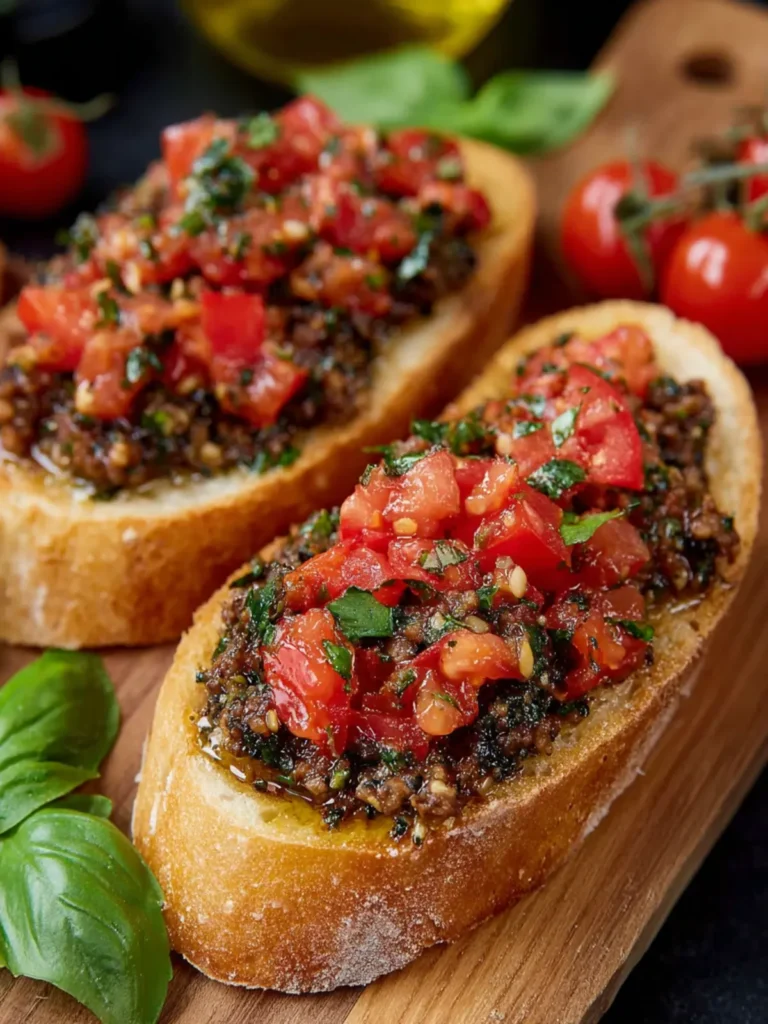 Olive Tapenade Bruschetta First Image