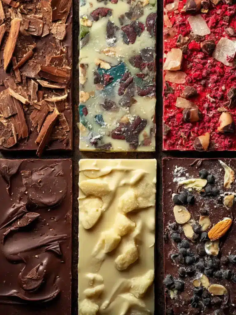 Homemade Chocolate Bars 4 Ways (with printable labels) First Image