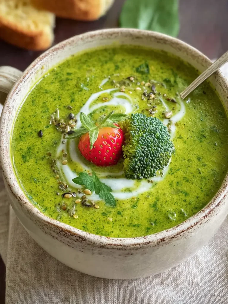 Green Goddess Soup Recipe (Healthy Immunity-Boosting) First Image