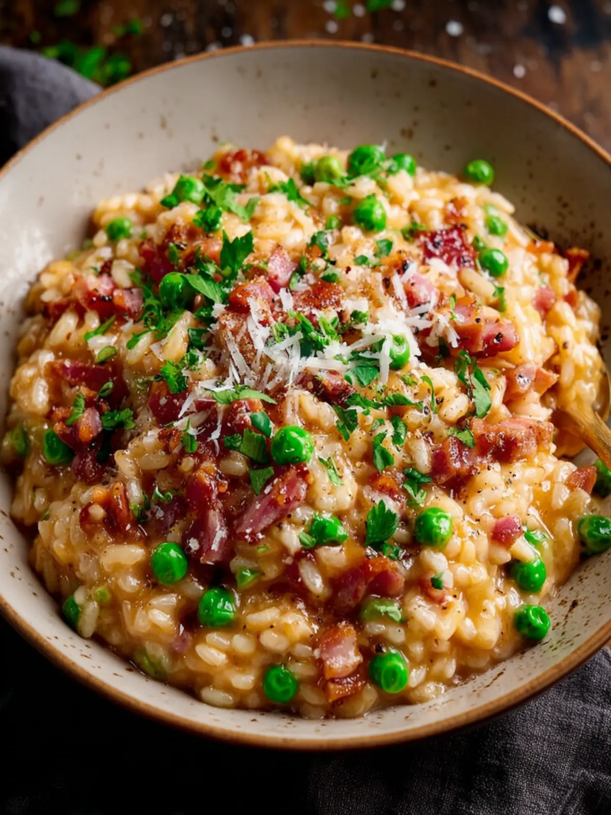 Ham and Pea Risotto First Image