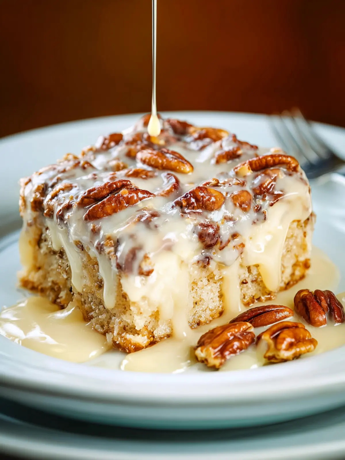 Butter Pecan Praline Poke Cake: Irresistibly Sweet Southern Bliss 5 Butter Pecan Praline Poke Cake: The Ultimate Southern Dessert Delight First Image
