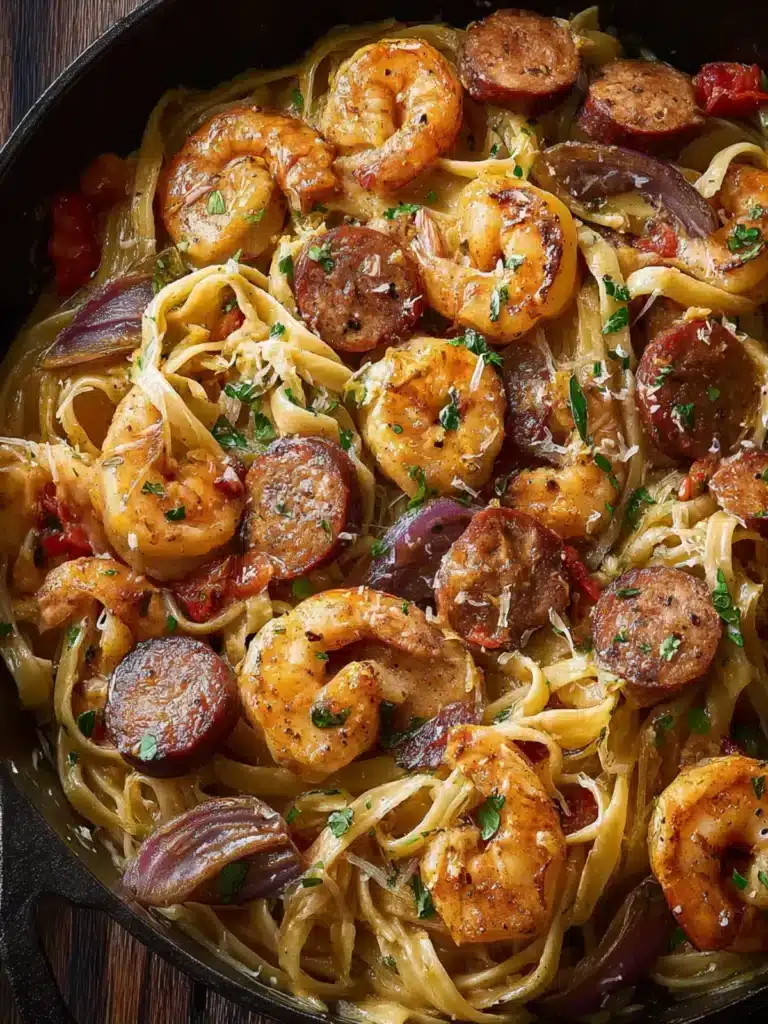 Cajun Shrimp and Sausage Pasta First Image