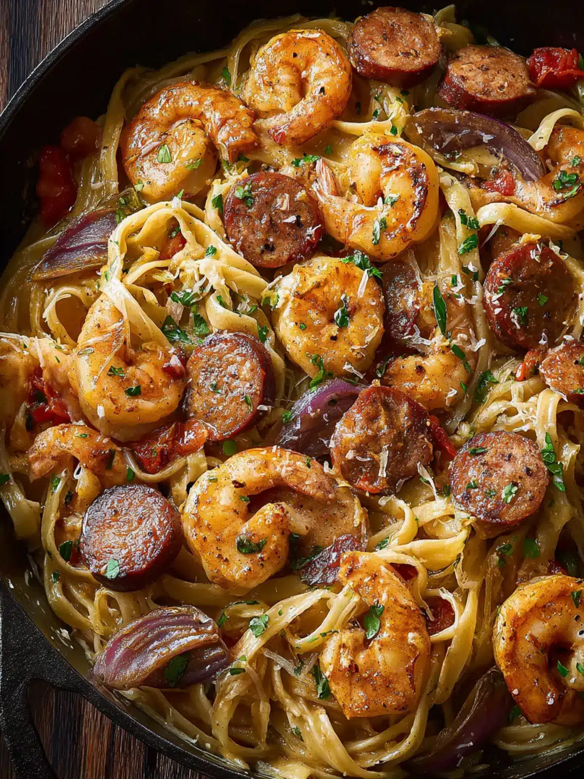Cajun Shrimp and Sausage Pasta: Bold Flavors in Every Bite 5 Cajun Shrimp and Sausage Pasta First Image
