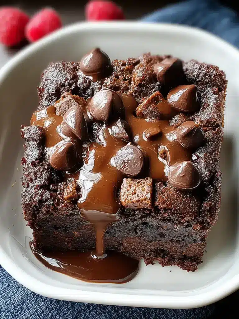 Irresistible Chocolate Bread Pudding Recipe to Delight You First Image