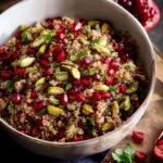 Pomegranate and Pistachio Quinoa Pilaf Recipe That's Irresistibly Delicious 9 Pomegranate and Pistachio Quinoa Pilaf Recipe First Image