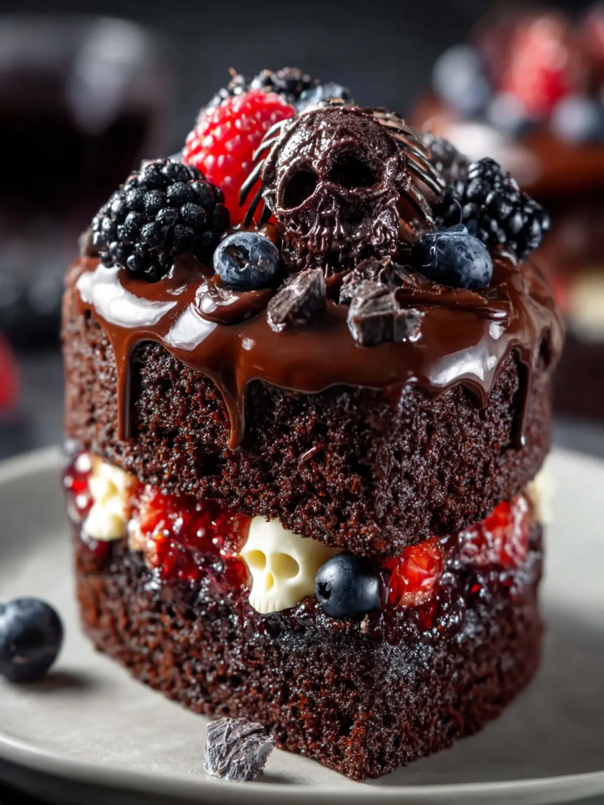 Black Velvet Halloween Cake Recipe: Spooky & Delicious First Image