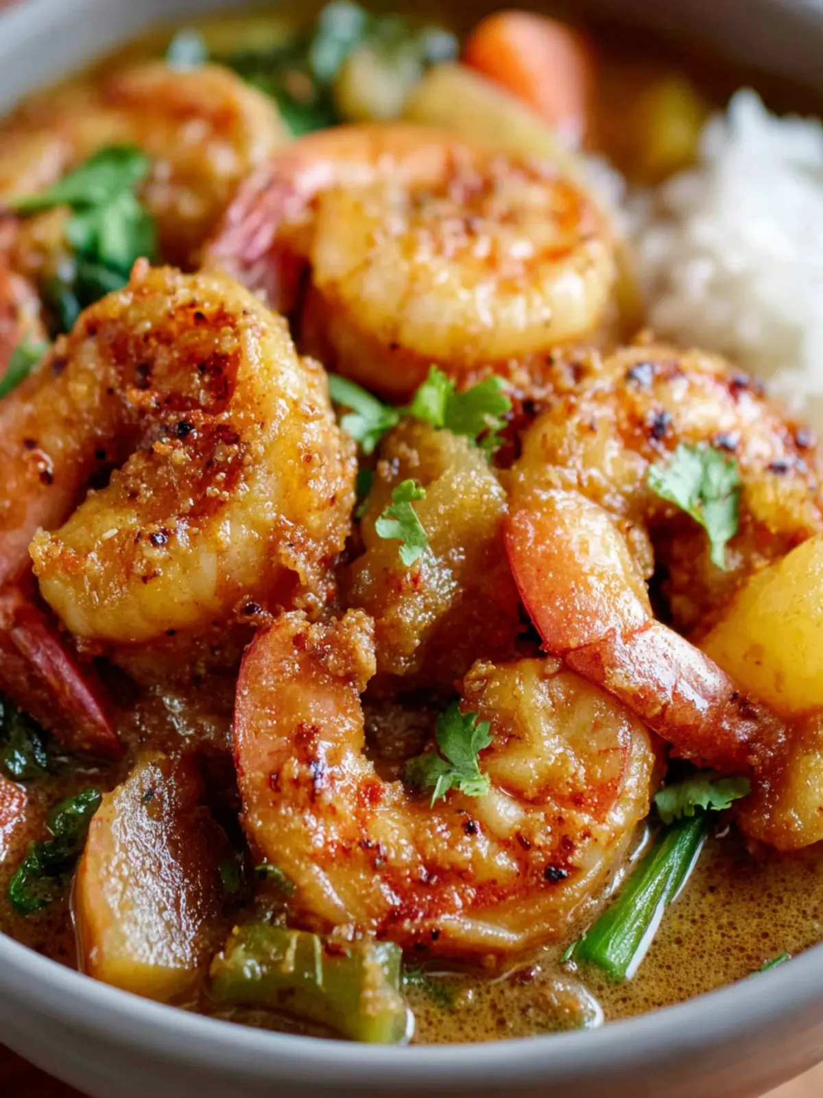 Elvi's Kitchen's Delicious Coconut Curry Shrimp Recipe Bliss 7