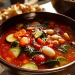 Easy & Healthy Minestrone Soup First Image