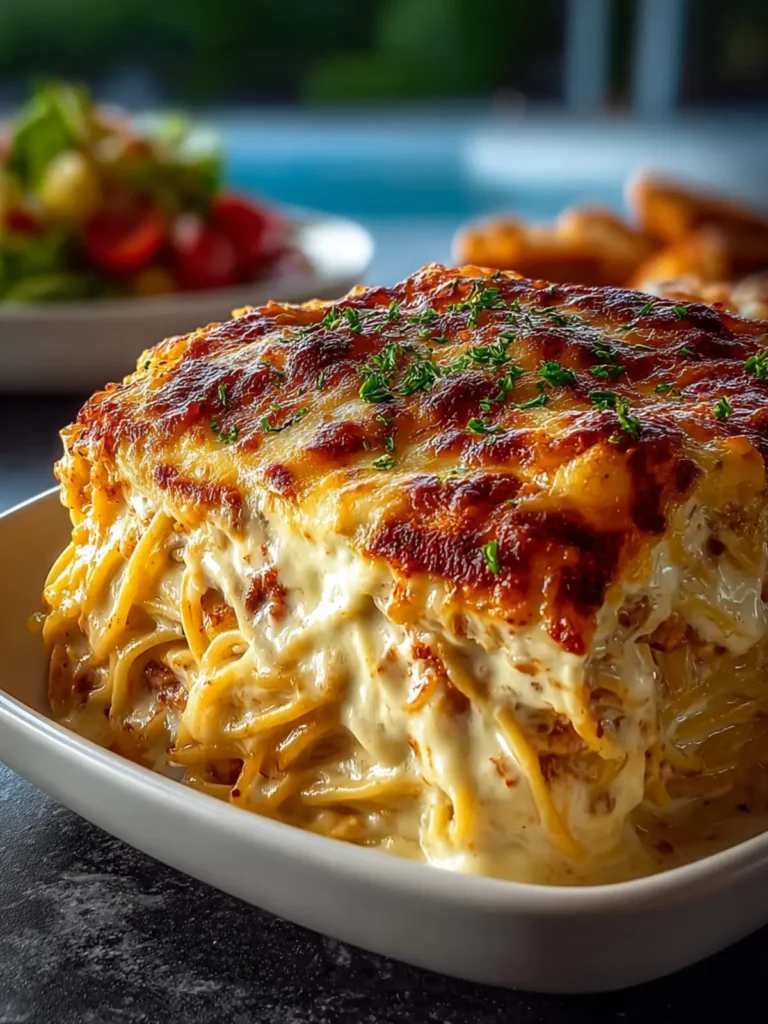 Creamy Southern Spaghetti Bake First Image
