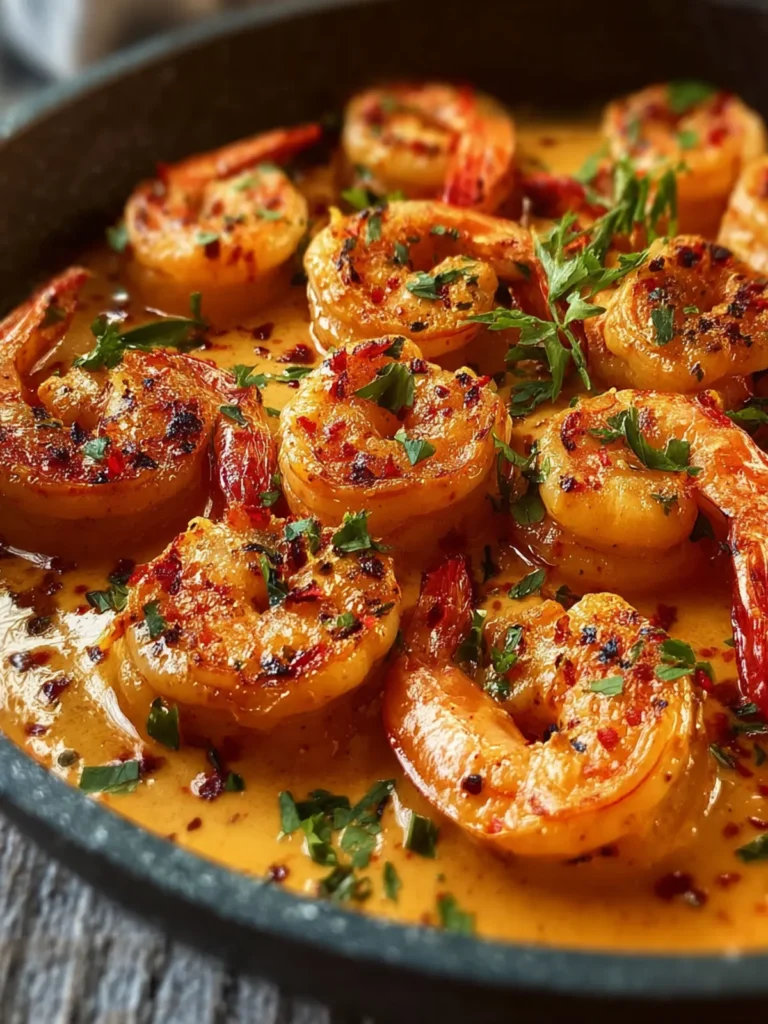 Succulent Shrimp in Creamy Garlic-Paprika Sauce First Image