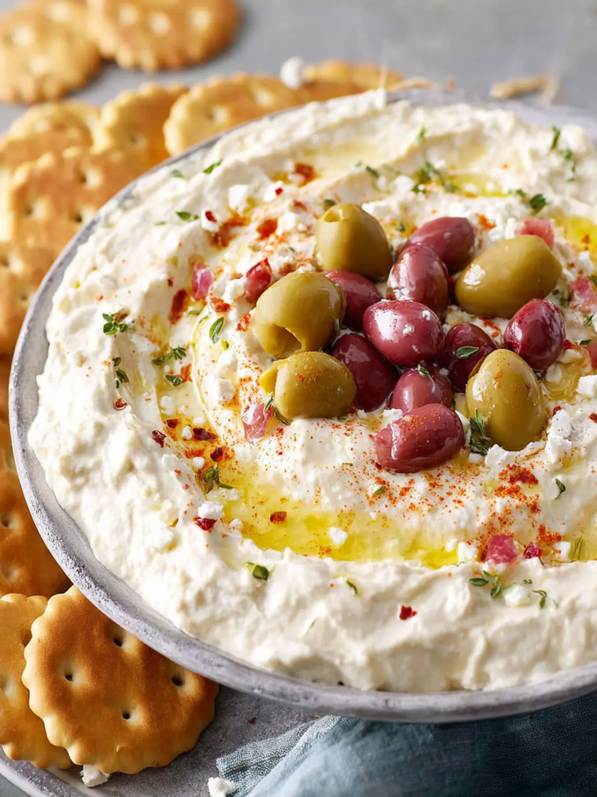 10-Minute Olive Dip Recipe First Image