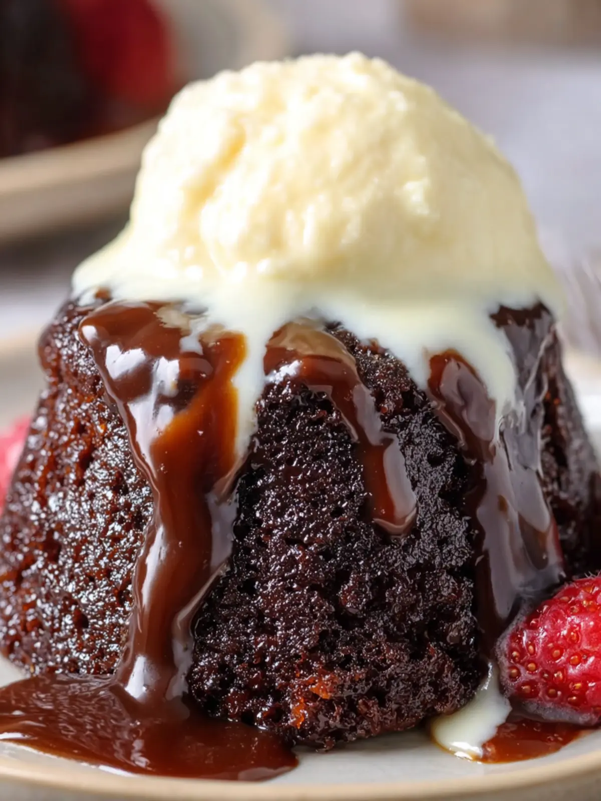 Chocolate Sticky Toffee Pudding First Image