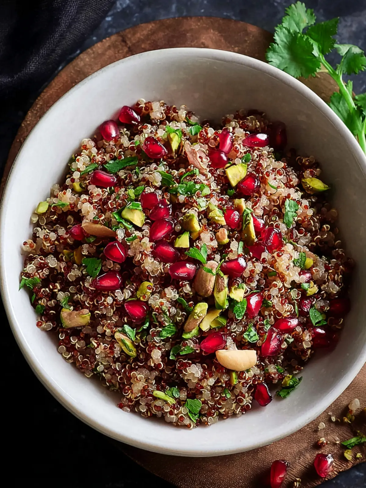 Pomegranate and Pistachio Quinoa Pilaf Recipe That's Irresistibly Delicious 7 qecyqkrafqhfpayf3tf5