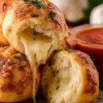 Easy Garlic Cheese Bombs with freezer rolls First Image