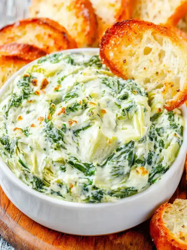 Crockpot Spinach Artichoke Dip First Image