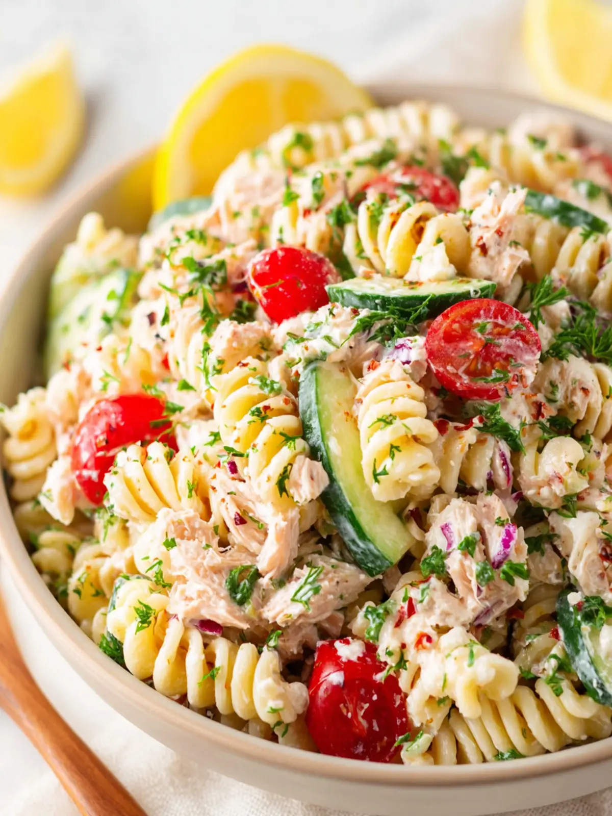 Healthy Tuna Pasta Salad First Image
