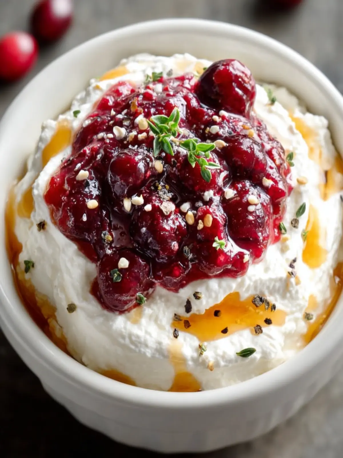 Cranberry Whipped Feta Dip: The Ultimate Festive Appetizer for Every Season First Image