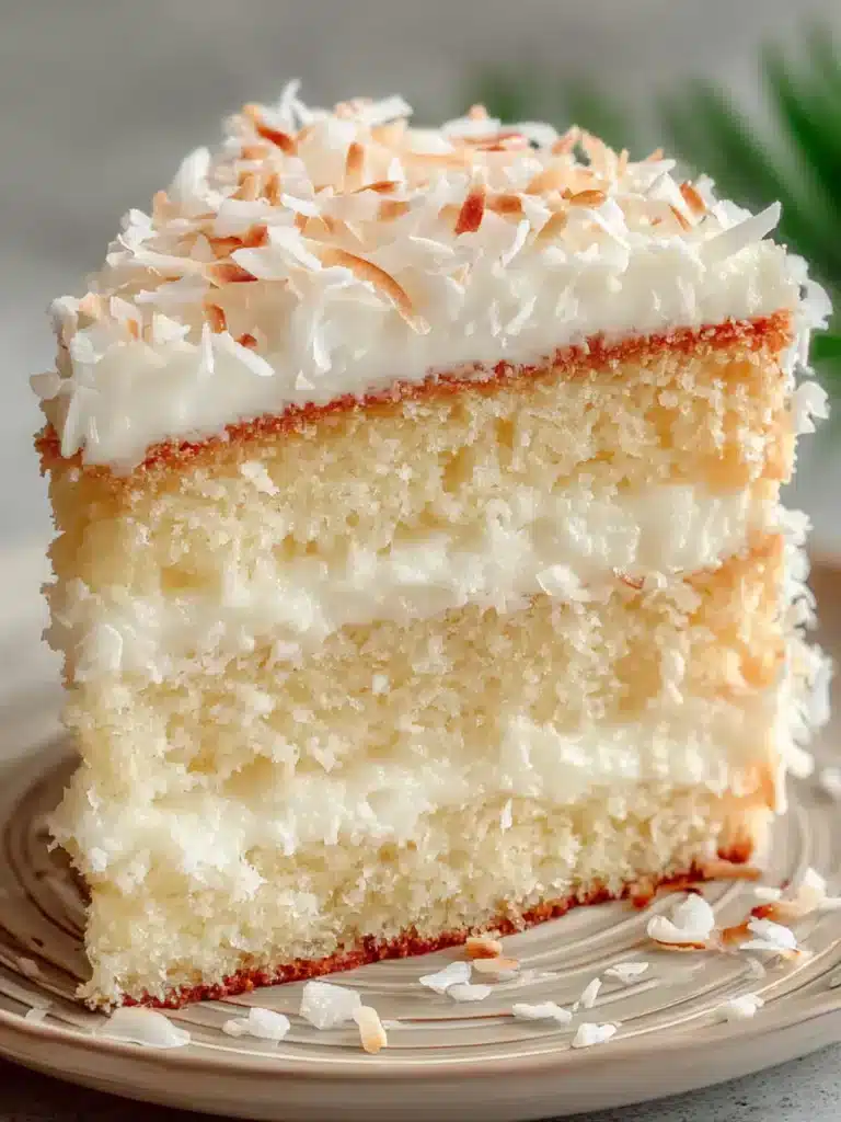 Irresistible Old-Fashioned Coconut Cake Recipe to Savor First Image