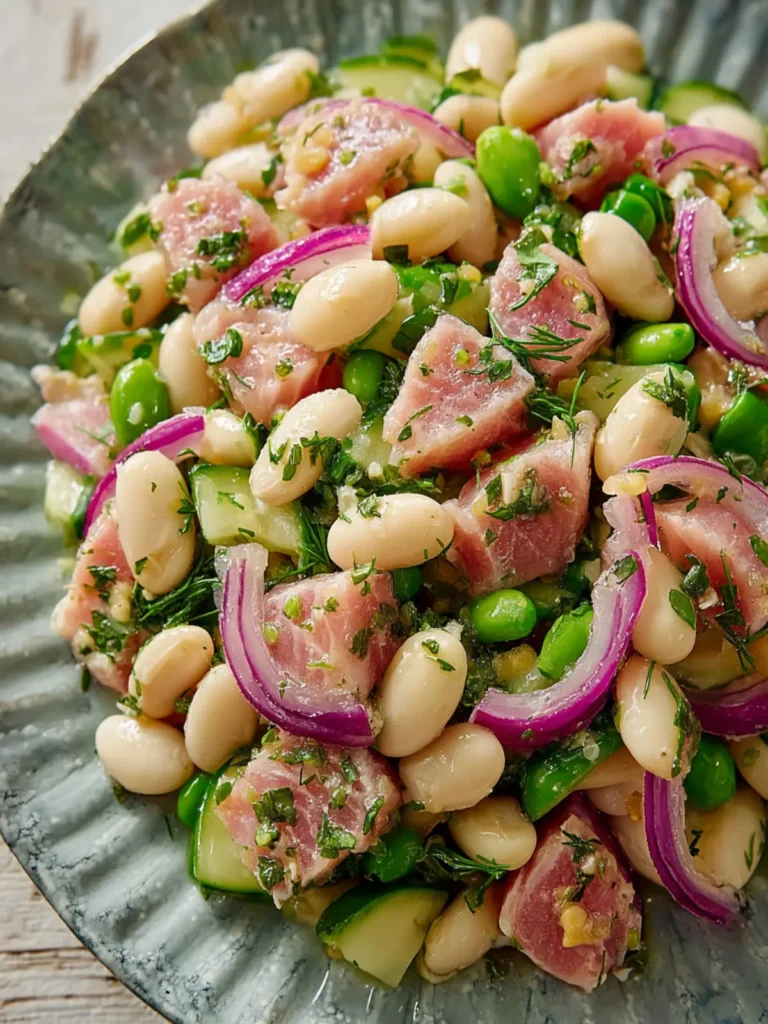 Flavor-Packed Tuna and White Bean Salad Recipe Delight First Image
