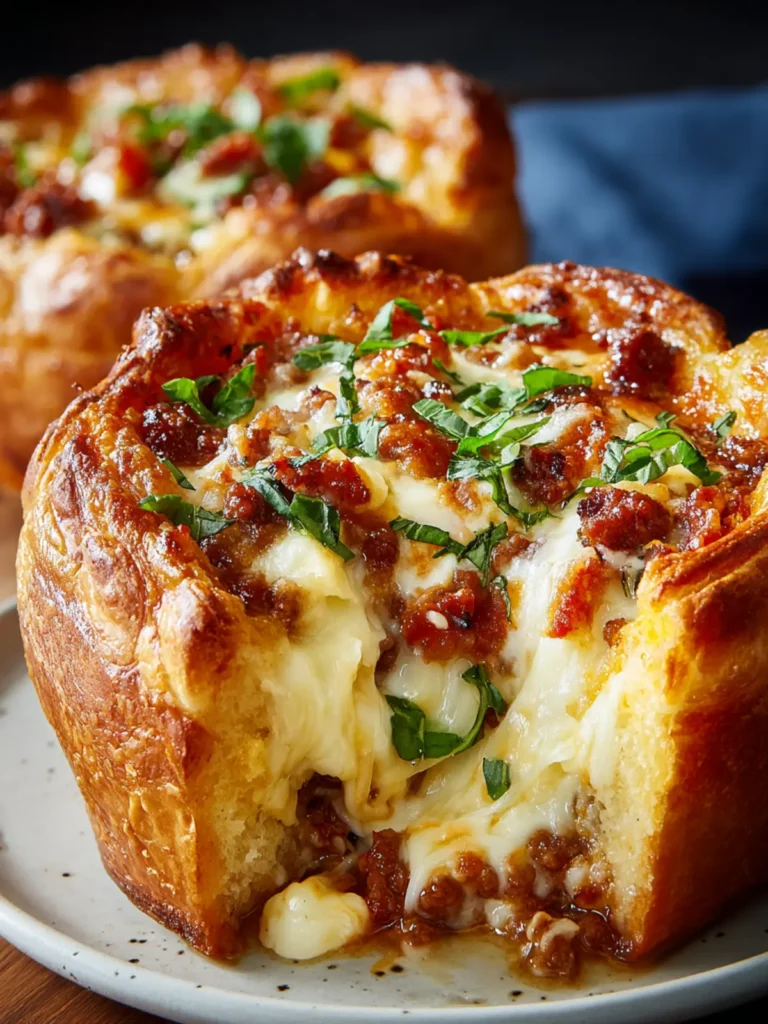 Pizza Pot Pie : Deep Dish-Style Comfort in a Cup First Image