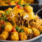 Cheeseburger Tator Tot Casserole First Image