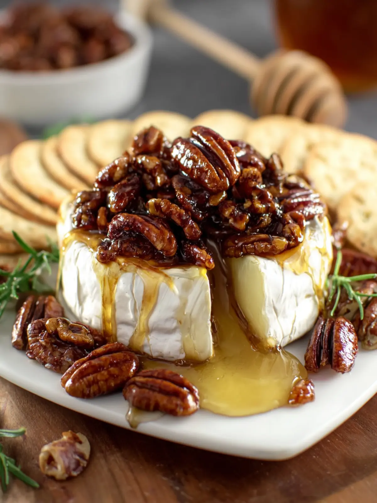 Maple Pecan Baked Brie: Irresistibly Gooey and Comforting 5 Maple Pecan Baked Brie First Image