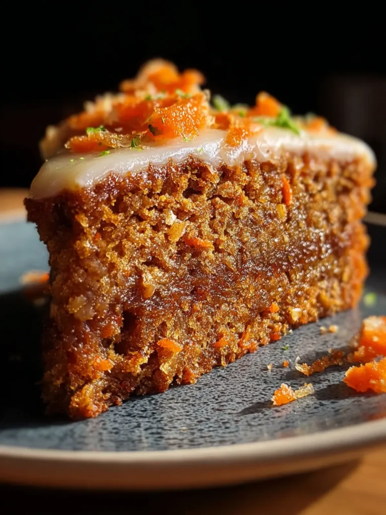 Easy Flourless Oatmeal Carrot Cake: Deliciously Healthy Treat! First Image