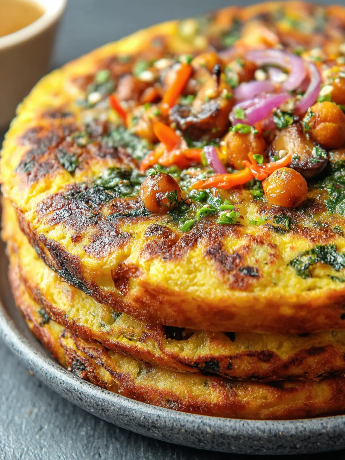 Chickpea Veggie & Mushroom Puda: A Healthy Indulgence at Home 8