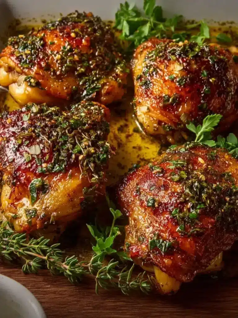 Baked Chicken Thighs First Image