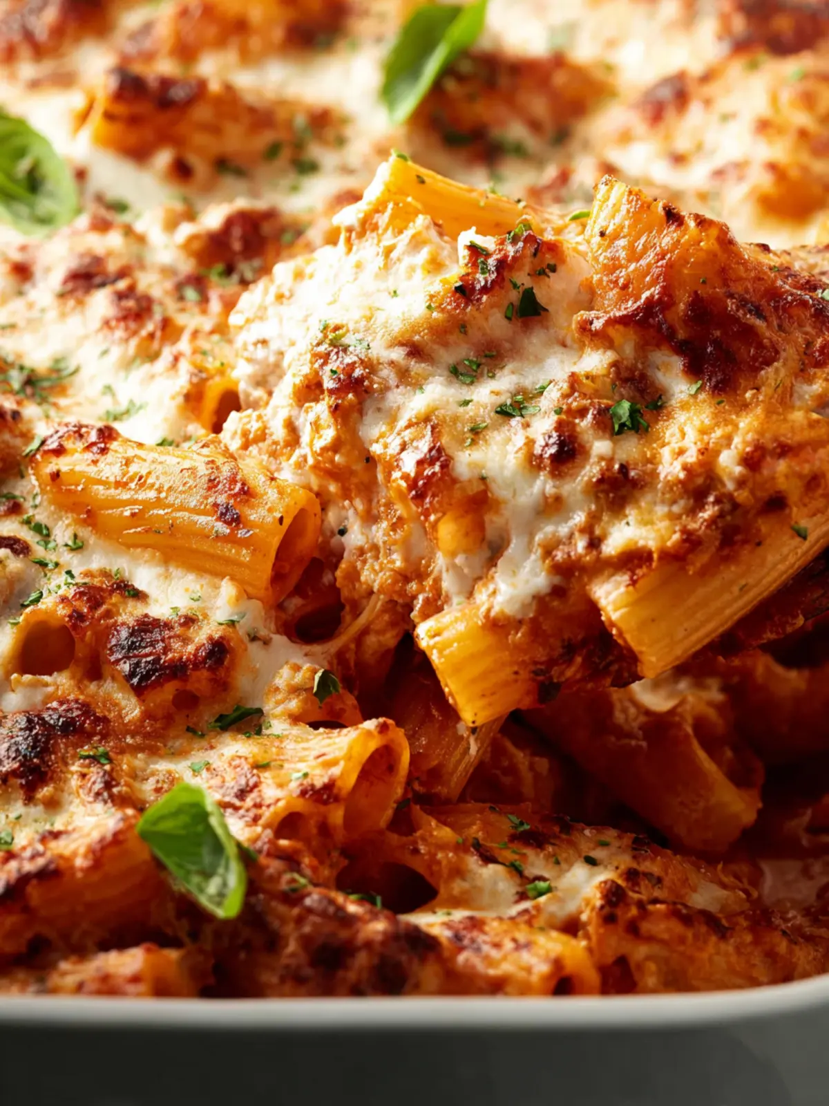 Baked Rigatoni with Ricotta Fourth Image pnv040