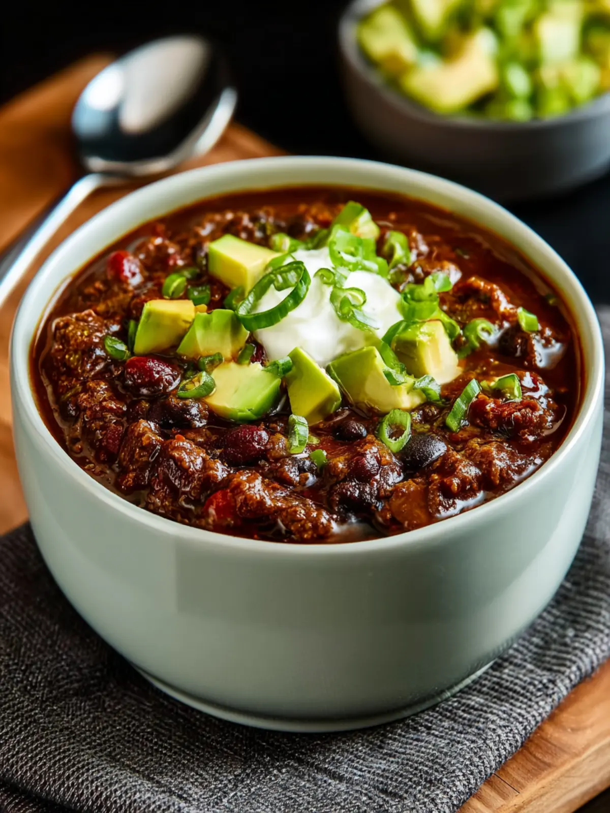 Black Bean and Beef Chili Third Image uygg01
