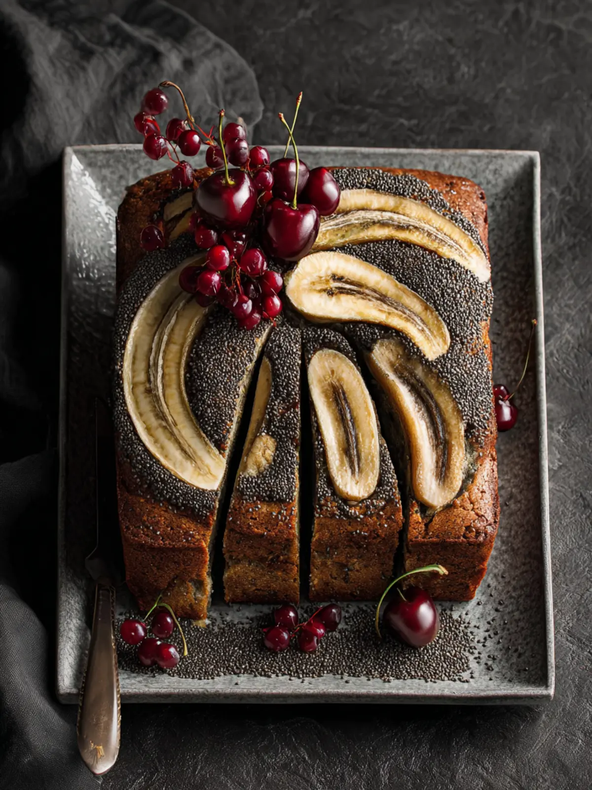 Black Sesame Banana Cake Second Image oq9mkh