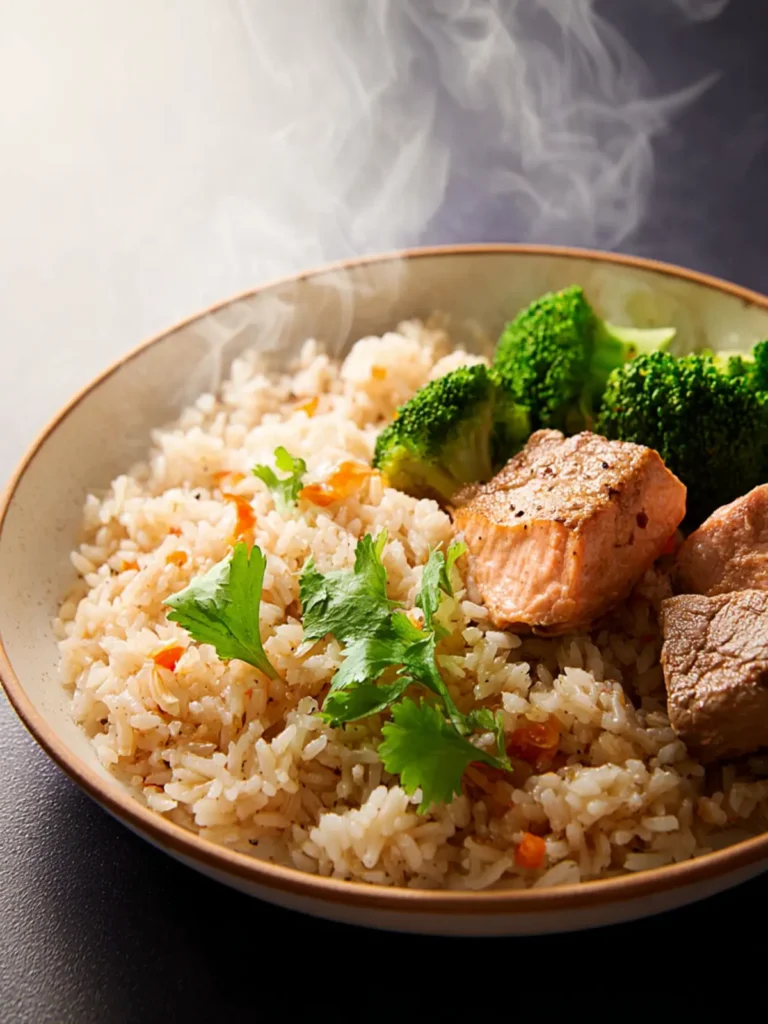 Bone Broth Rice (Stovetop or Instant Pot) First Image