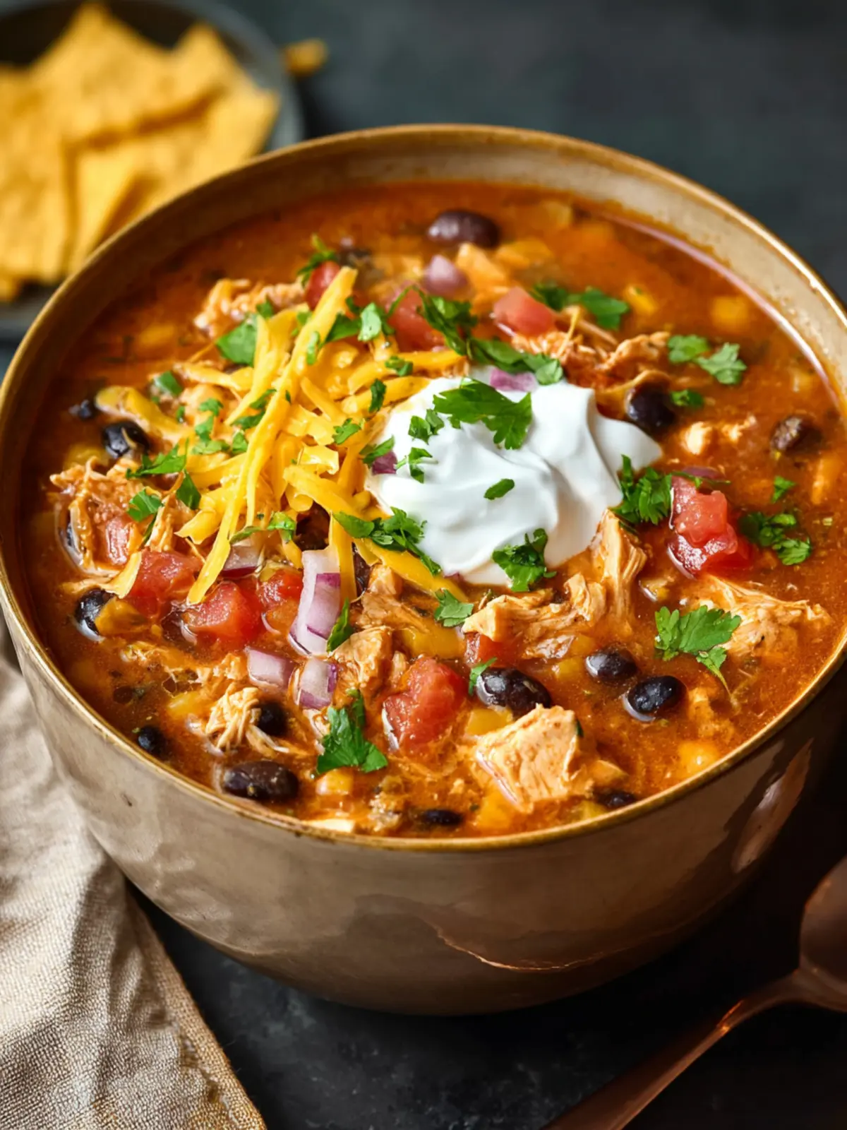 Chicken Enchilada Chili: A Hearty Twist on Comfort Food 7 Chicken Enchilada Chili Third Image j7l56s