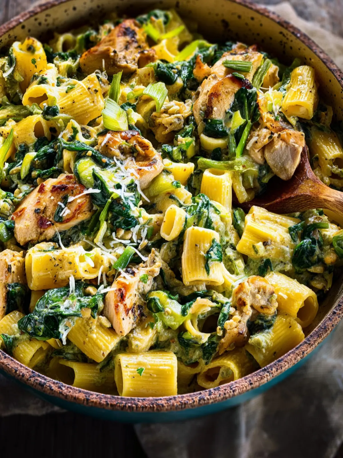 Creamy Chicken Spinach Pasta Fourth Image srjv5l