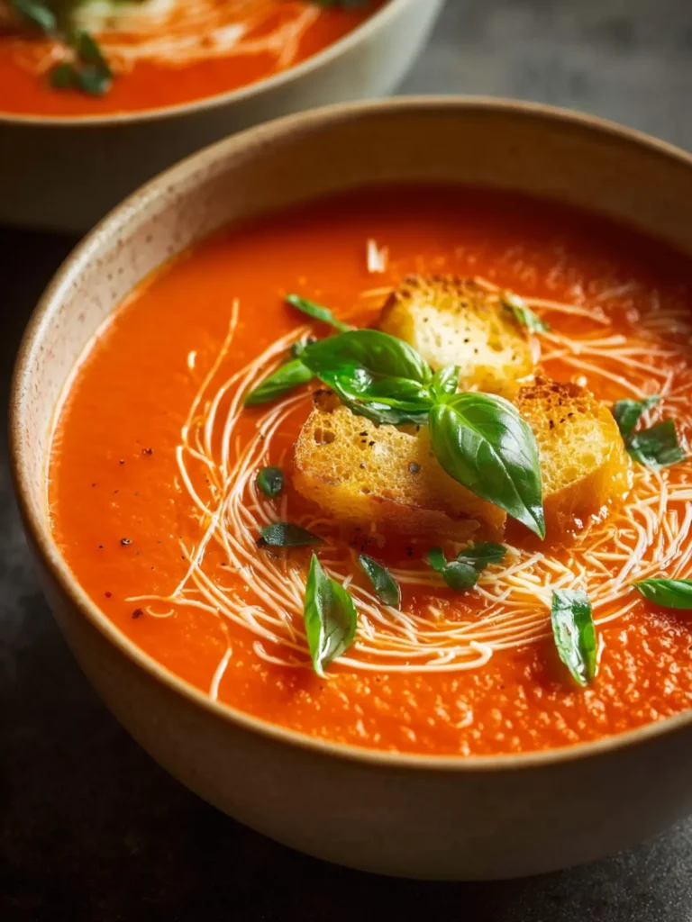 Creamy Tomato Soup Recipe First Image