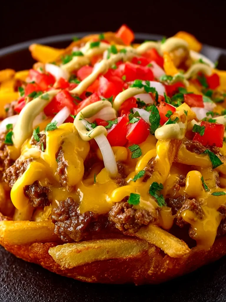 Crock Pot Cheeseburger French Fries with Special Sauce First Image