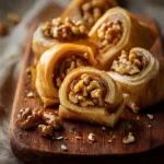 Delicious Pickled Walnut and Cheese Rolls First Image