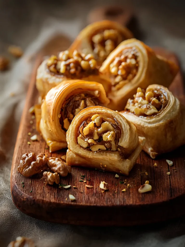 Delicious Pickled Walnut and Cheese Rolls First Image