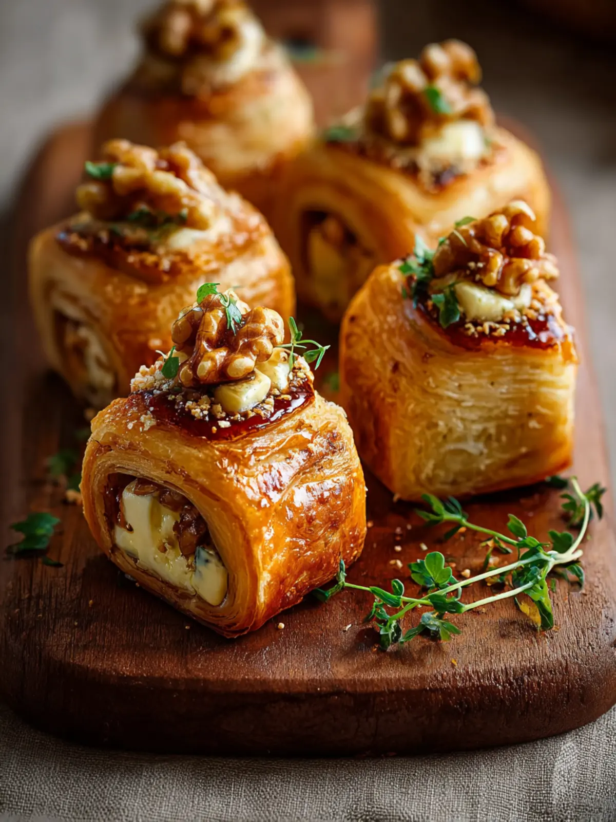 Delicious Pickled Walnut and Cheese Rolls Fourth Image tfuj3s