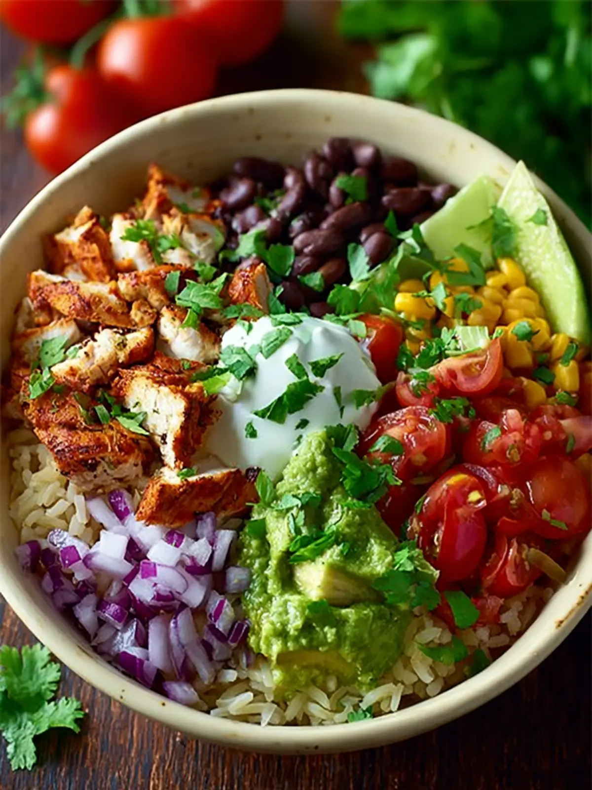 Easy Homemade Burrito Bowl Third Image mepgji