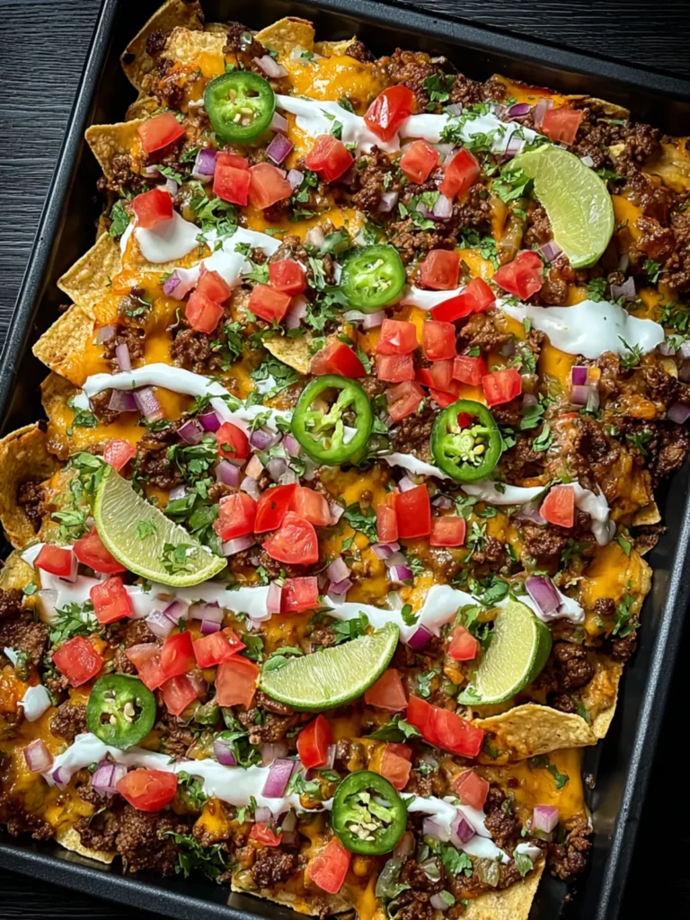 Easy Sheet Pan Lazy Nachos First Image