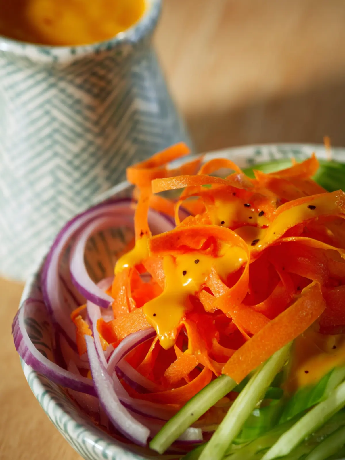 Japanese carrot ginger salad dressing: Brighten Your Salads! 7 Japanese carrot ginger salad dressing Third Image bkdzvf