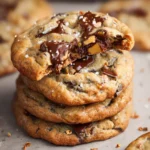 Millionaire Toffee Chocolate Chunk Cookies First Image