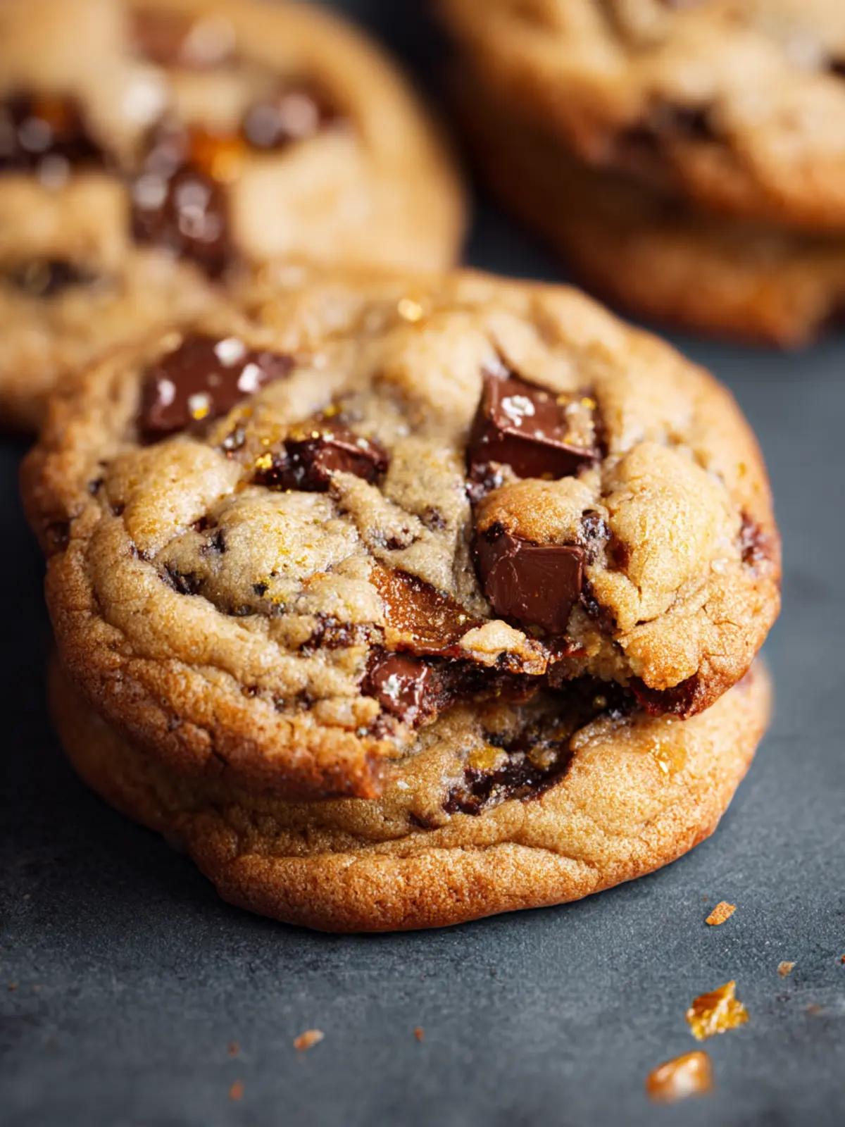 Millionaire Toffee Chocolate Chunk Cookies Second Image zwv4em