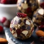 No-Bake Cranberry Chocolate Almond Energy Bites: Easy & Irresistible! 9 No-Bake Cranberry Chocolate Almond Energy Bites First Image