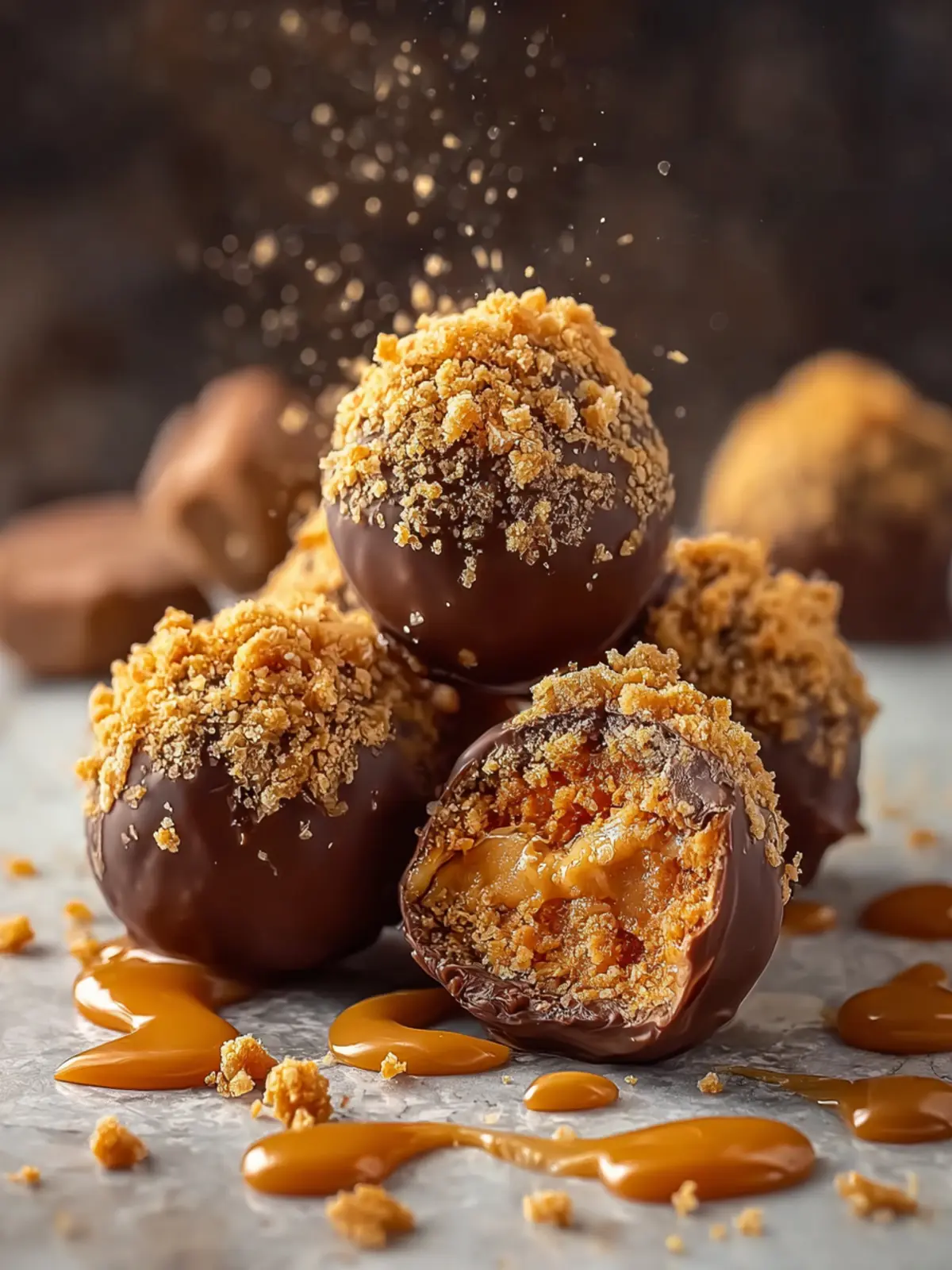 No Bake Caramel Crunch Butterfinger Truffles Fourth Image o5gy2n
