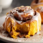 Ooey Gooey Pumpkin Cinnamon Rolls First Image
