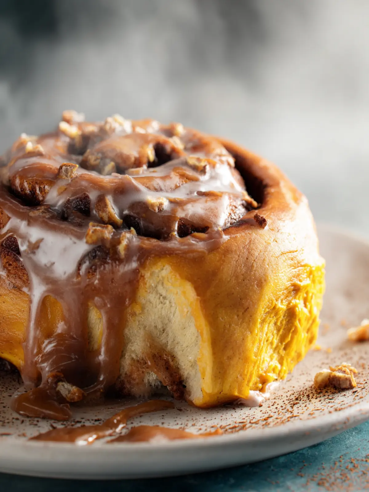 Ooey Gooey Pumpkin Cinnamon Rolls Second Image ebtkk1